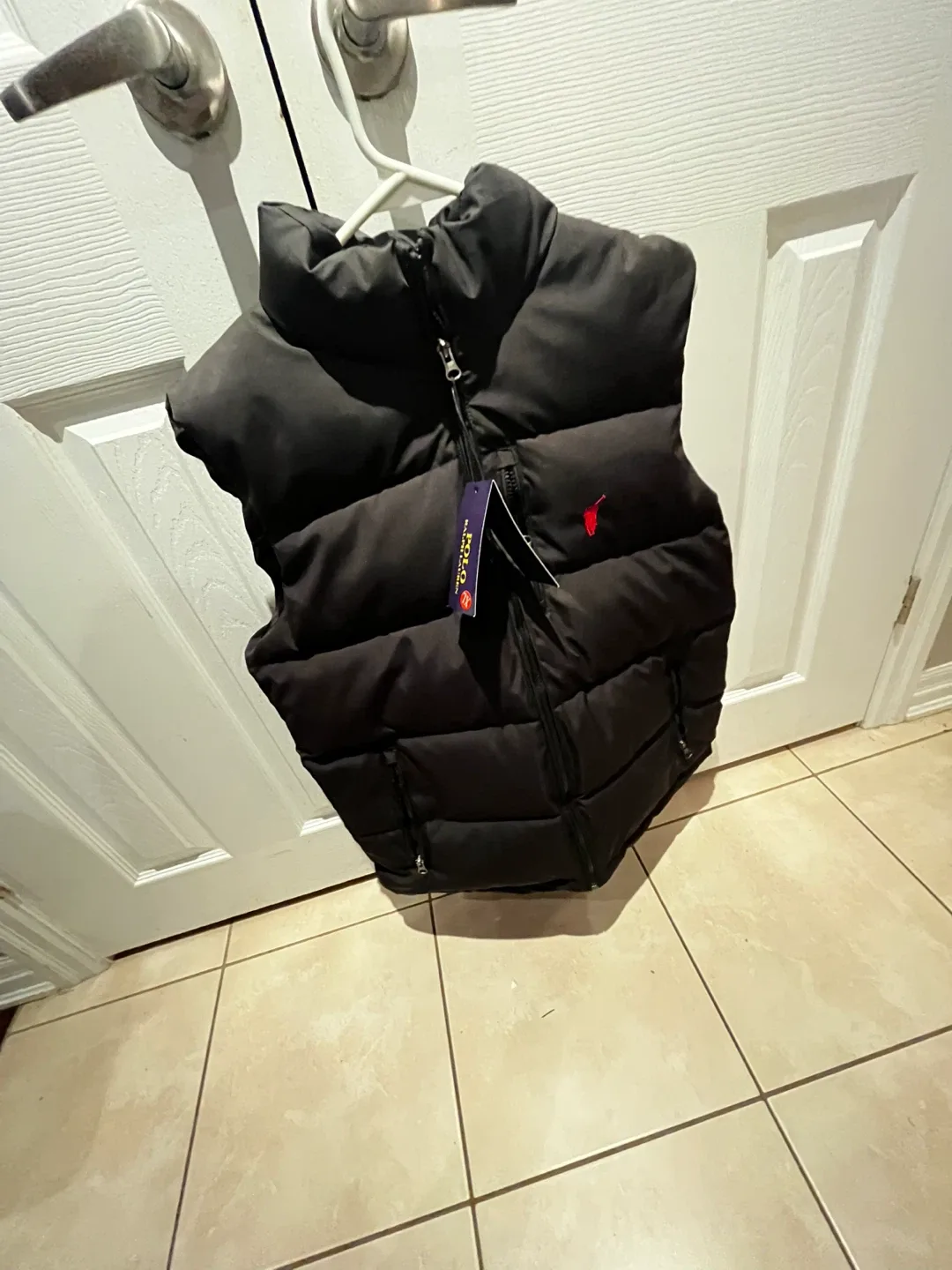 Polo Ralph Lauren Black Puffer Vest