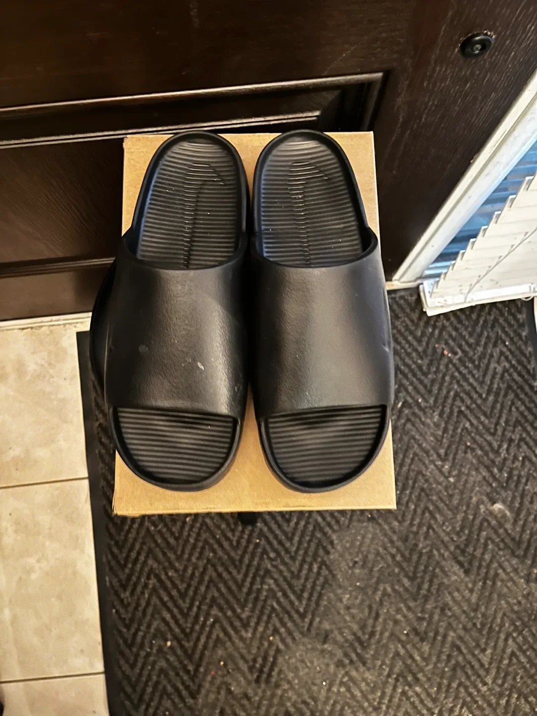 Nike Calm Slides - Black - Men's Size 13 image indicator(2)