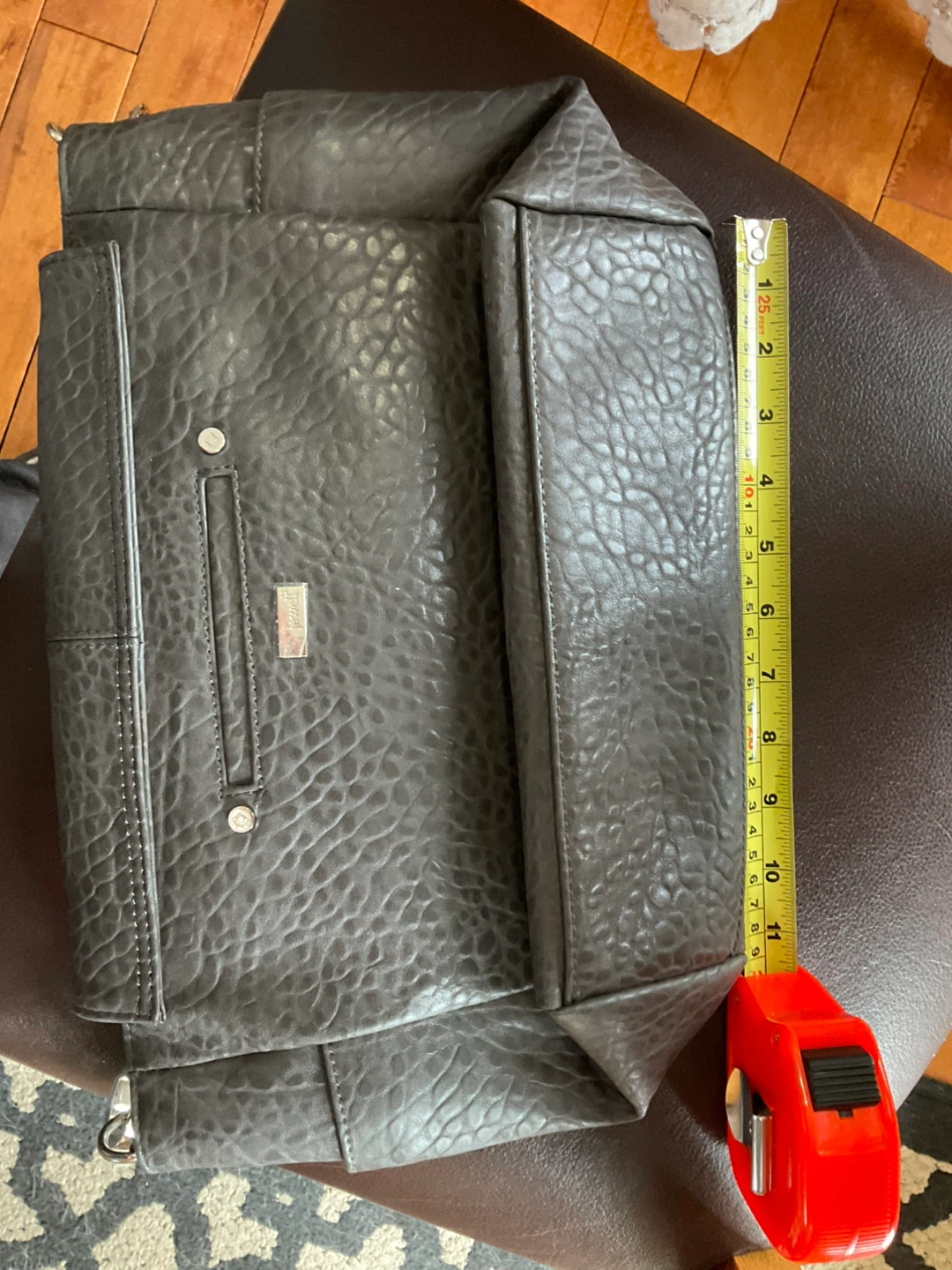 Jewell by Thirty-One Gifts Gray Leather Handbag - photo 5