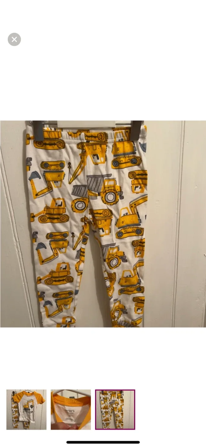 Carter's 2T Excavator Pajama Set image indicator(3)