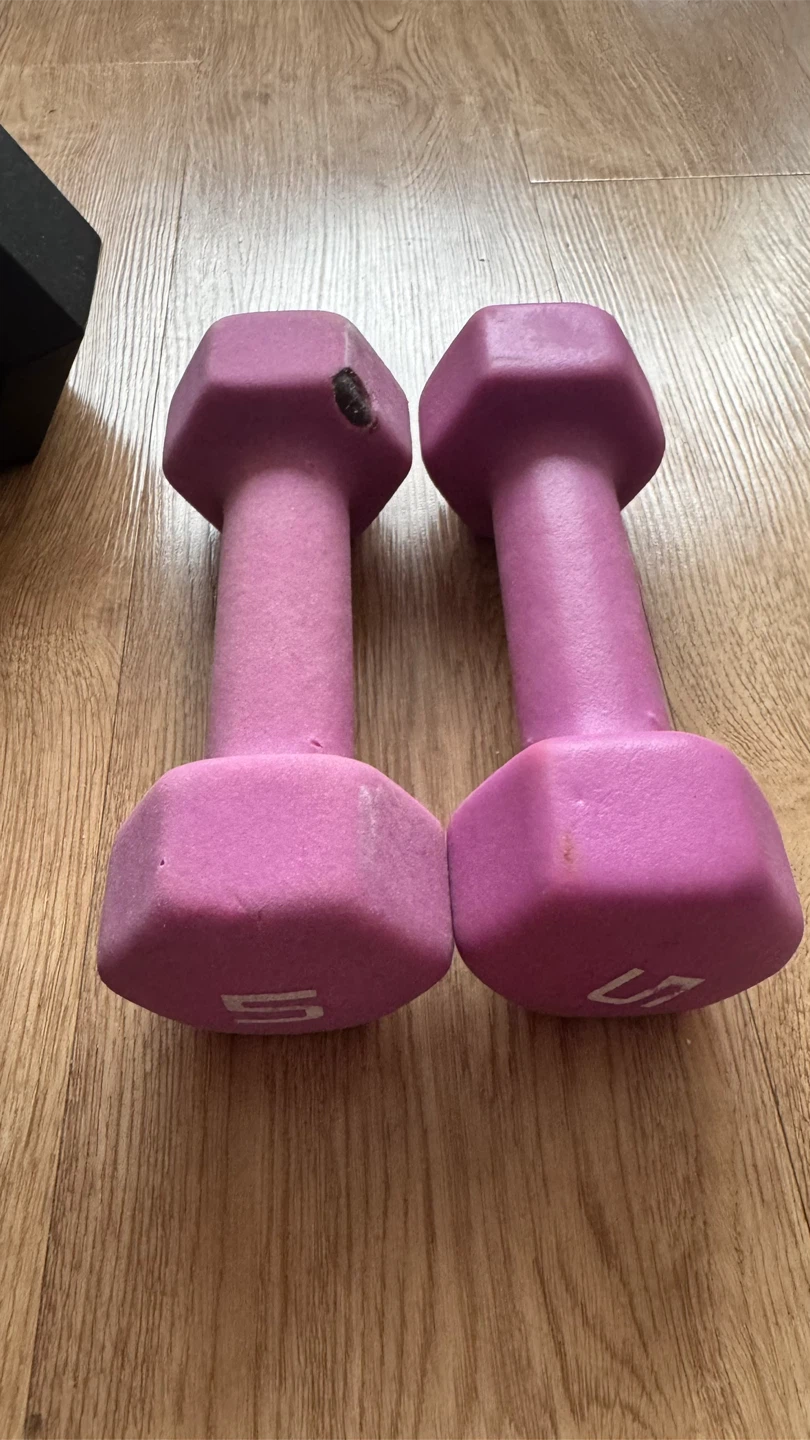 Pair of 15 lb Better Body Hex Dumbbells + FREE 5 lb Dumbbells - photo 4
