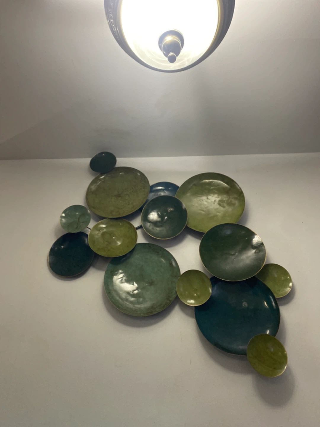 Green Metal Wall Decor