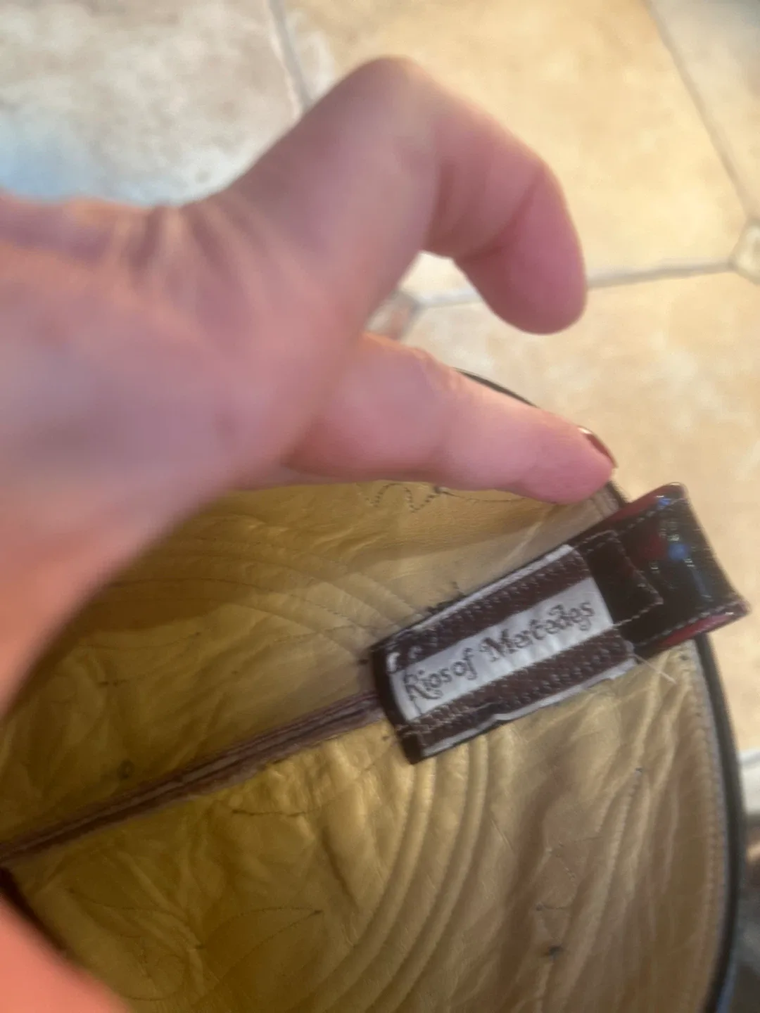 Black Leather Cowboy Boots image indicator(9)