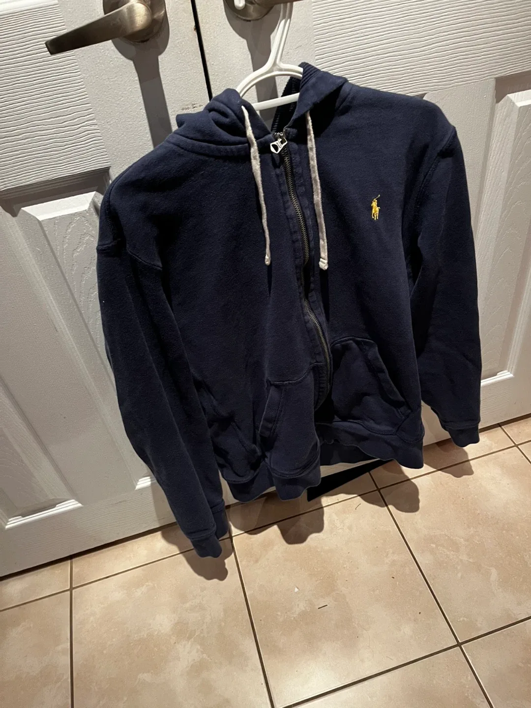 Polo Ralph Lauren Navy Blue Hoodie - Size L
