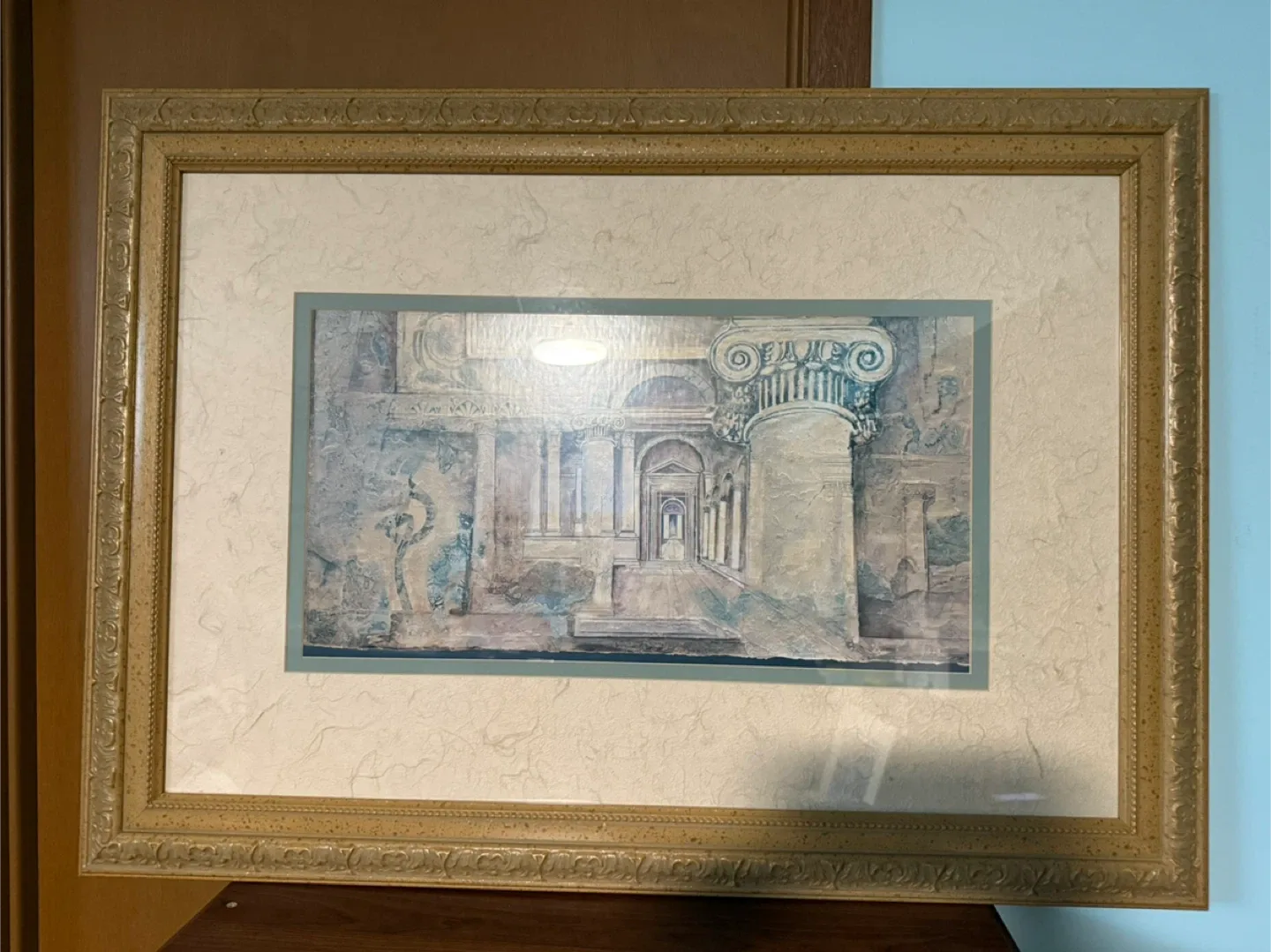 Framed Roman Architecture Print