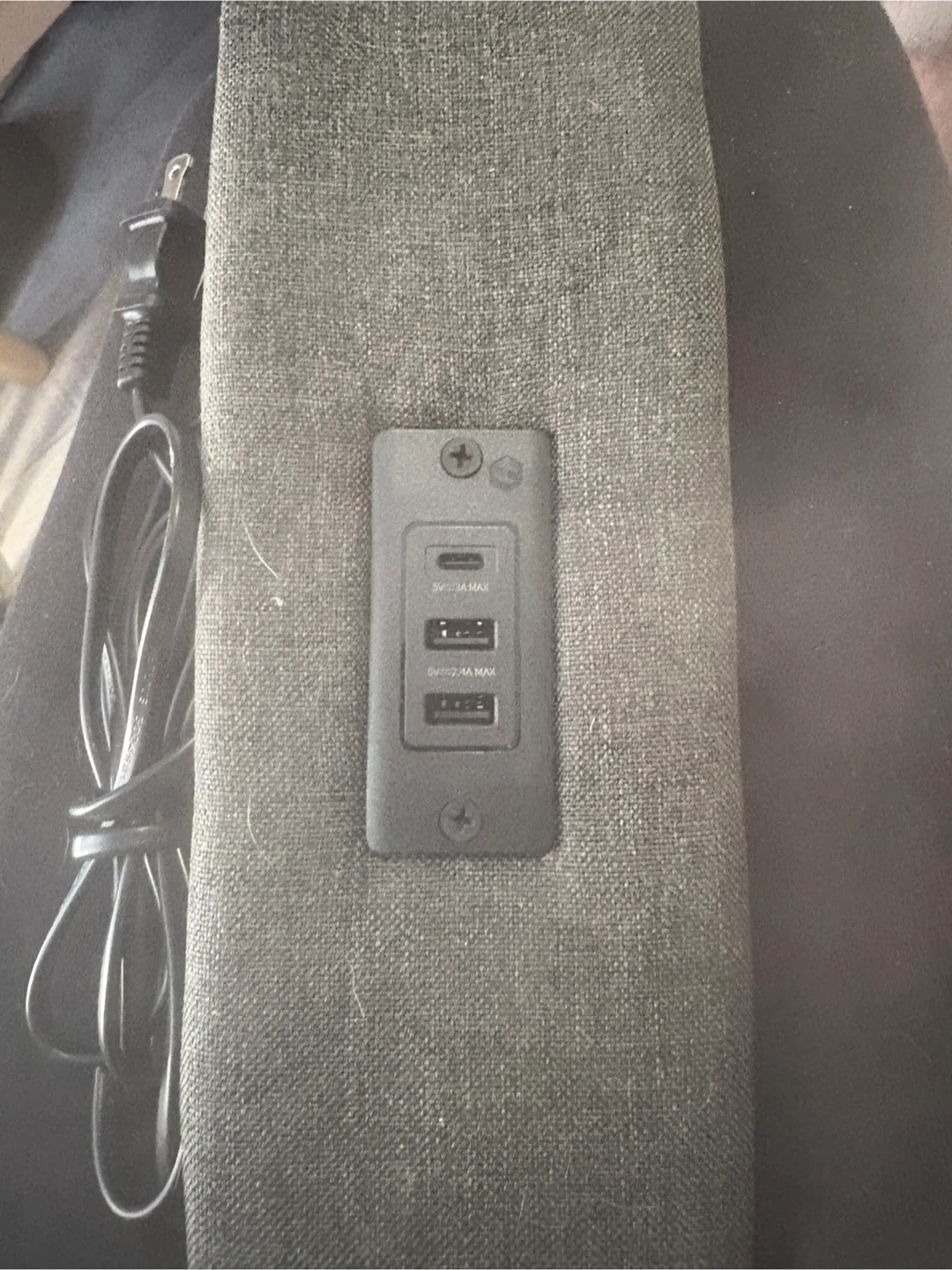 Base de lit plateforme avec port USB - photo 3