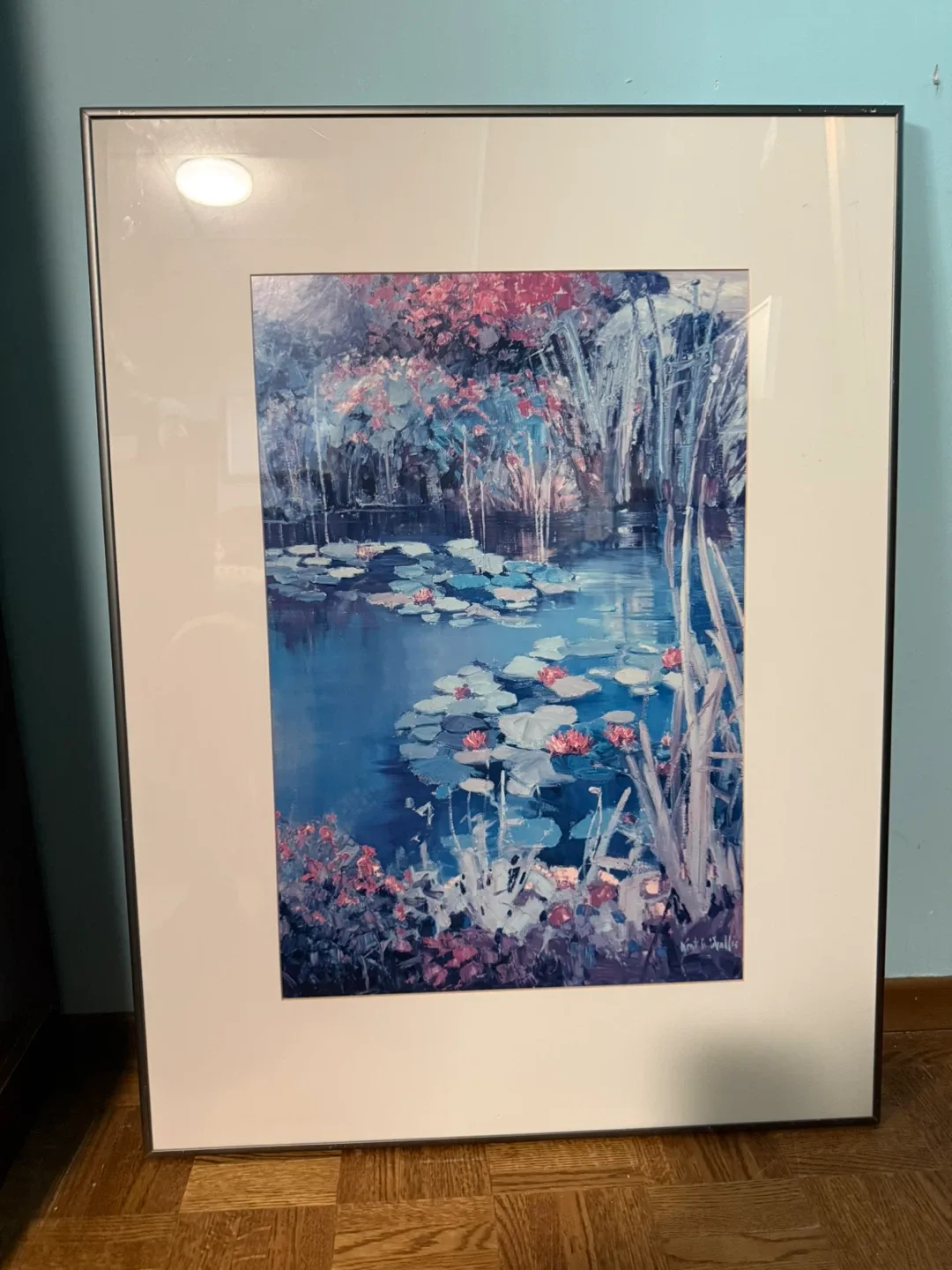 Framed Art Print - Water Lilies