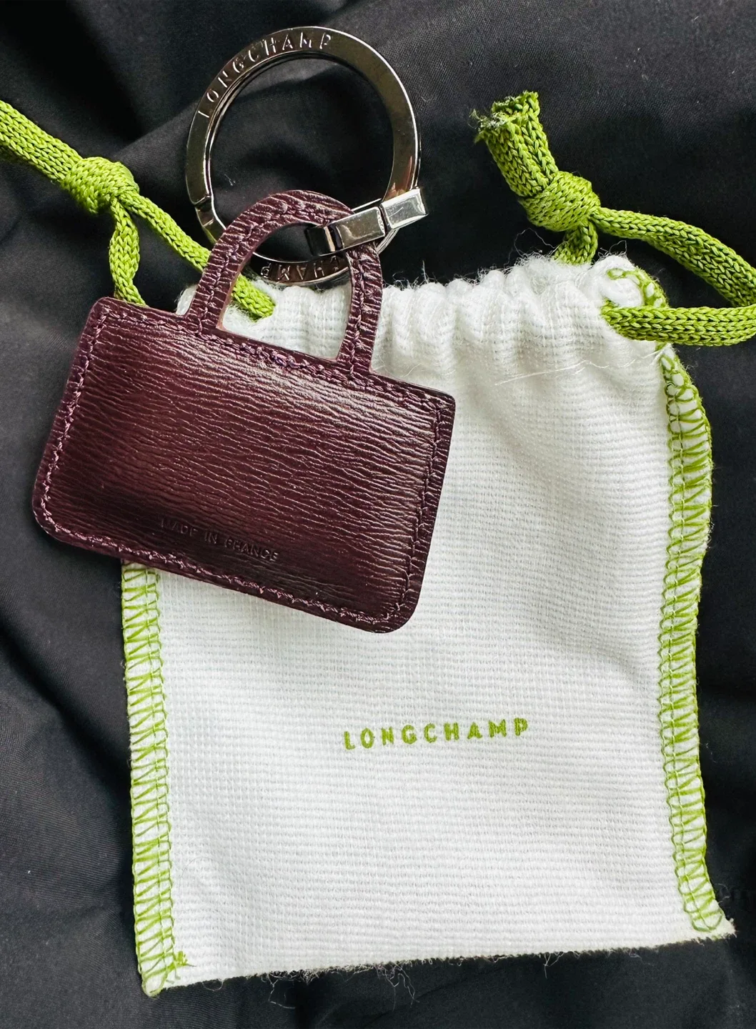 #Cleanout - Longchamp Leather Bag Keychain $50 image indicator(2)