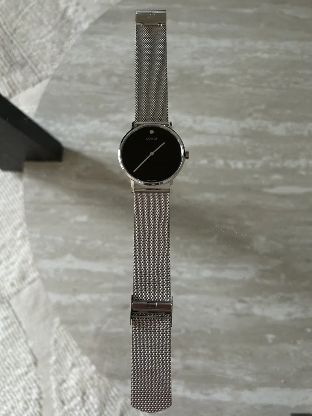 Movado Watch with Mesh Band image indicator(2)