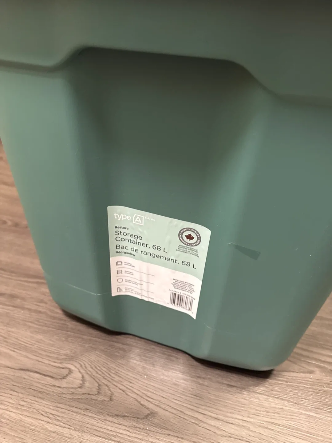 Type A 68L Storage Container image indicator(2)