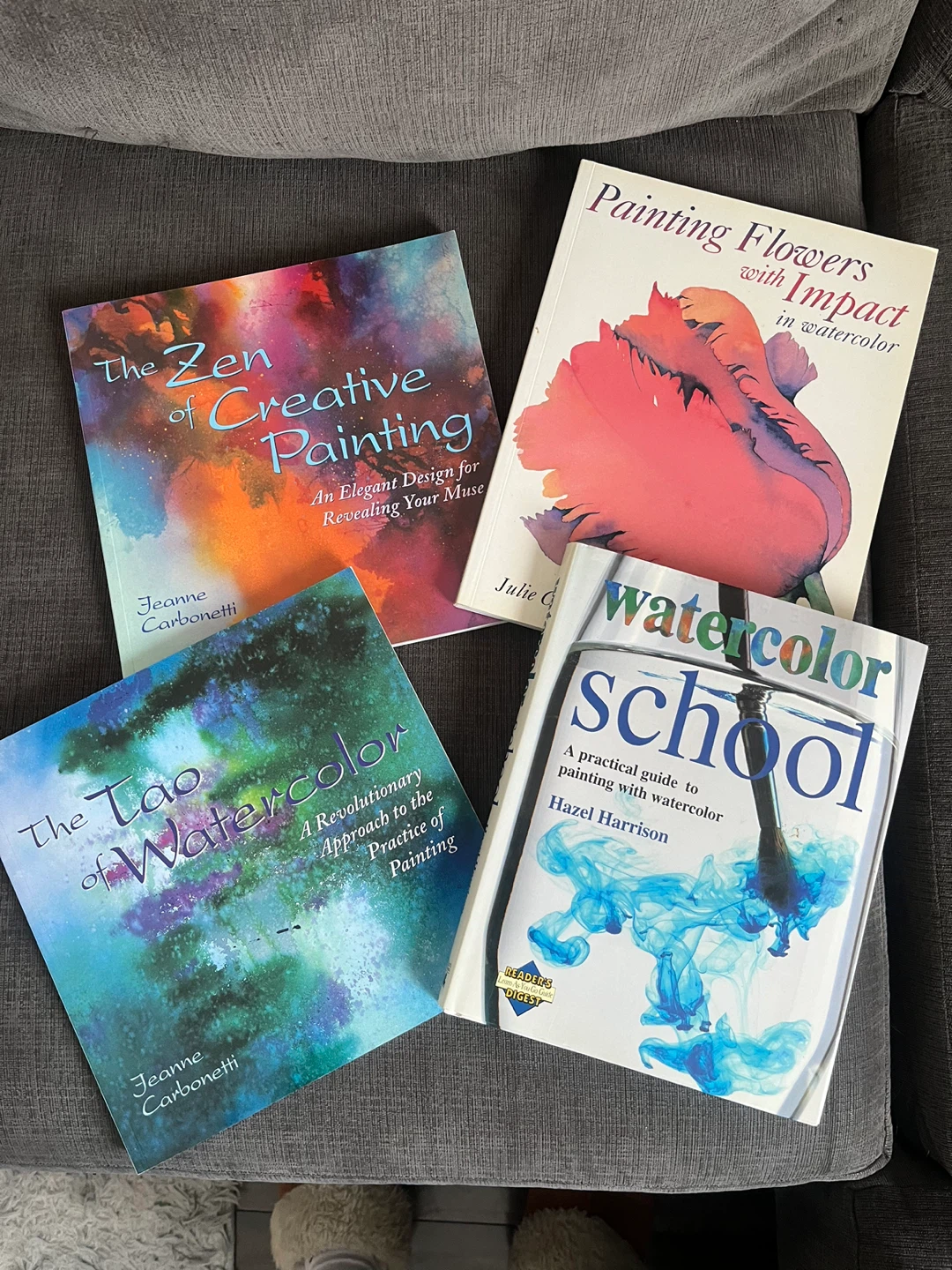 Watercolor Painting Books - Set of 4 #cleanout