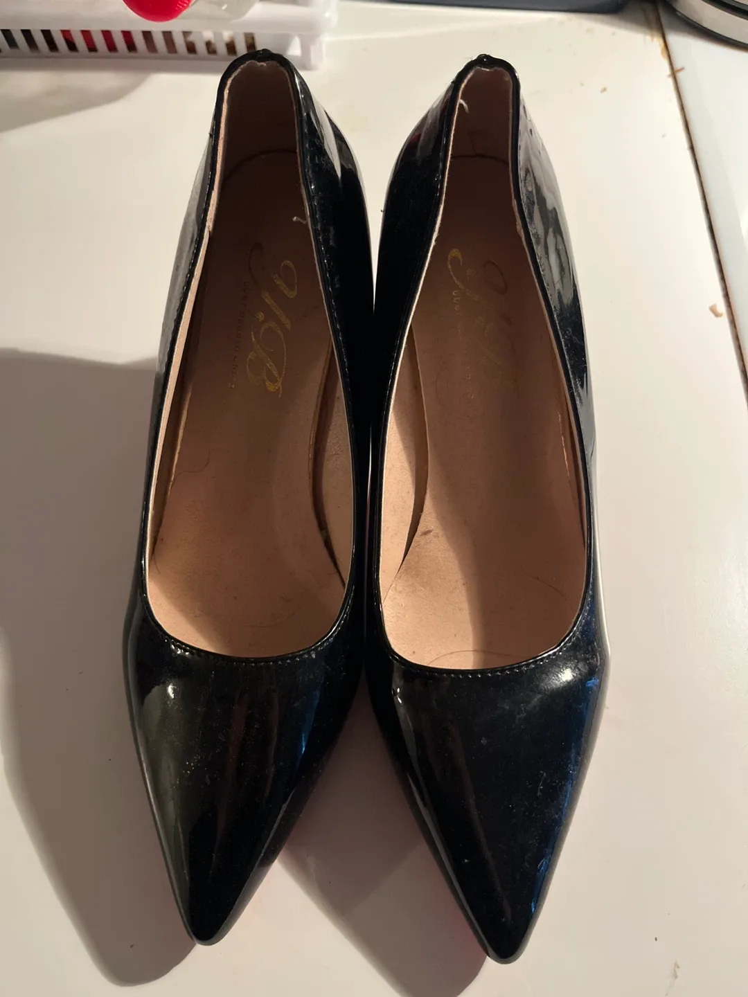 Black Patent Leather Heels