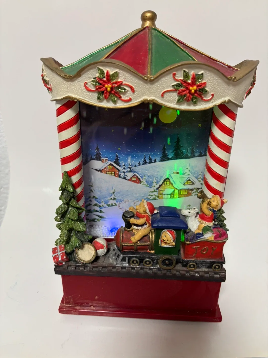 Christmas sing & snow train musics, lights all work perfectly!