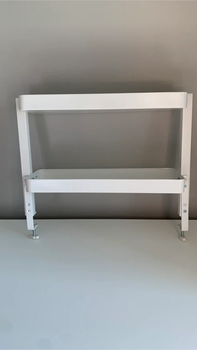 White IKEA Desk Shelf Organizer image indicator(2)