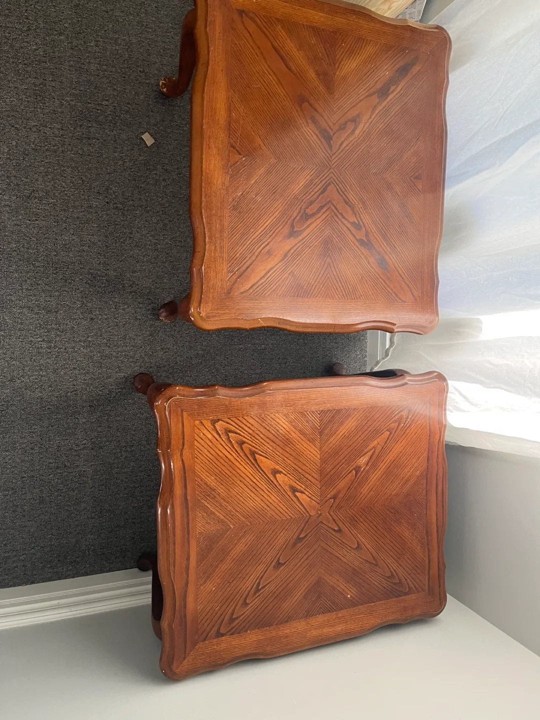Wooden End Tables - Set of 2