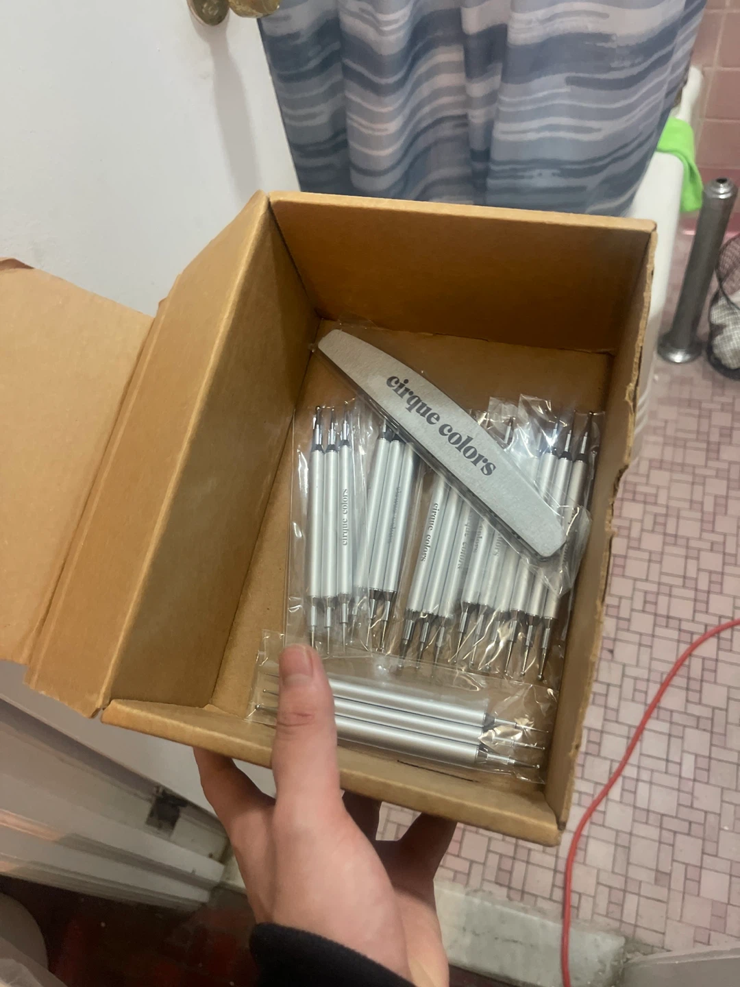 Cirque Colors Clean Up Brush Set + Nail File $2 each one