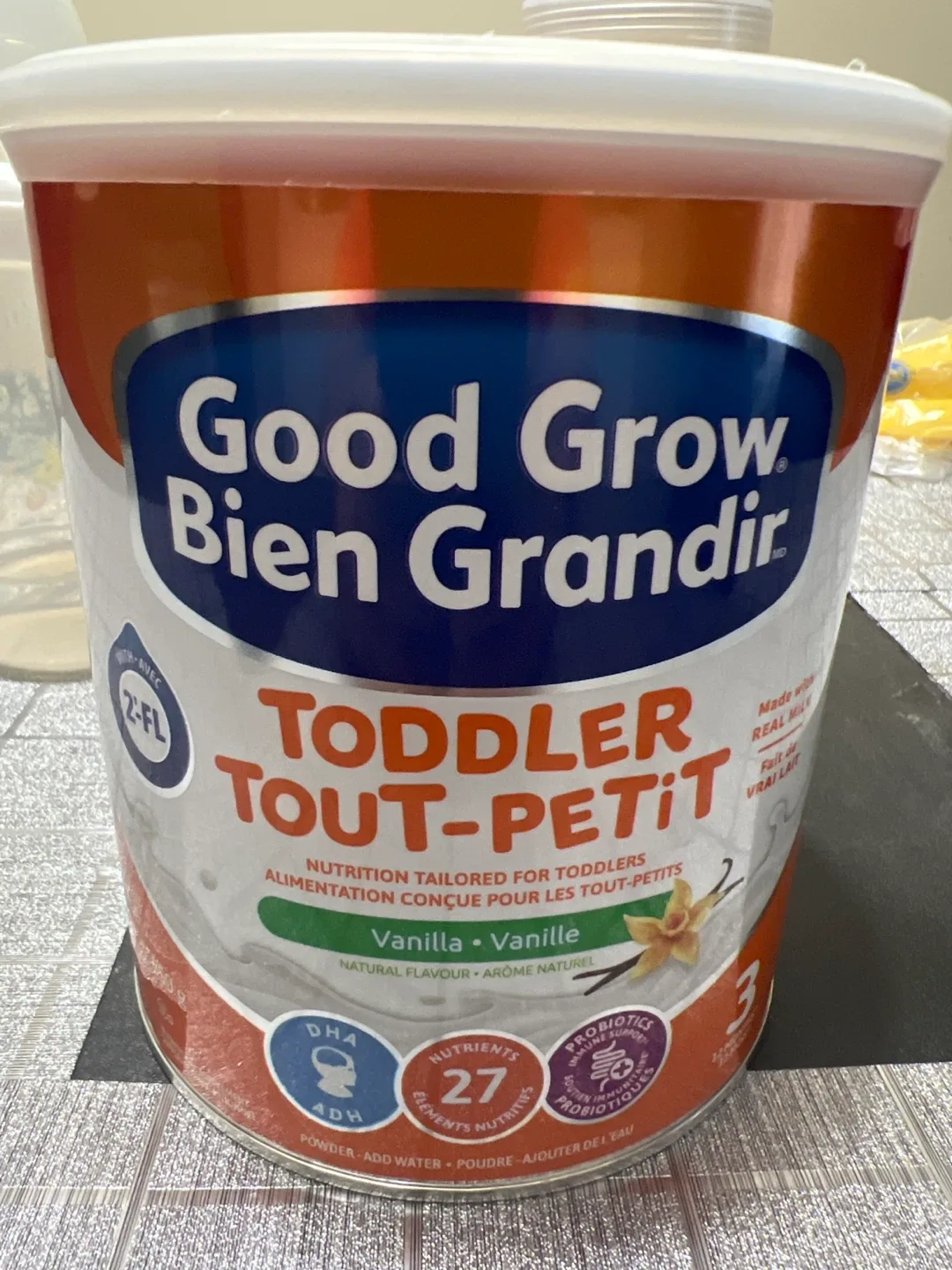 Good Grow Toddler Tout-Petit Vanilla