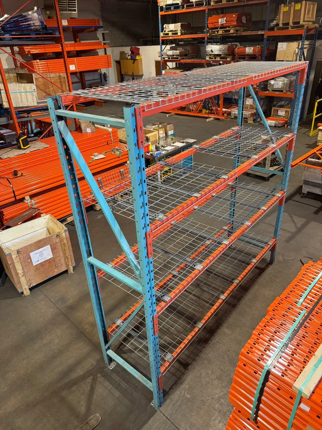 Industrial Metal Shelving Unit - 9' x 9' x 30"