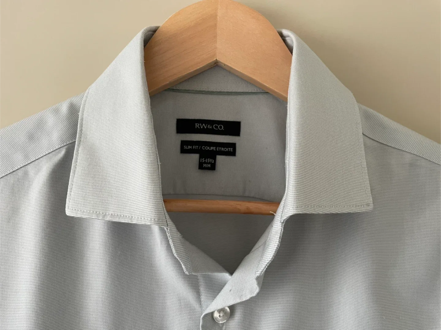 RW&CO. Slim Fit stretch dress shirt - Size M #Cleanout image indicator(4)