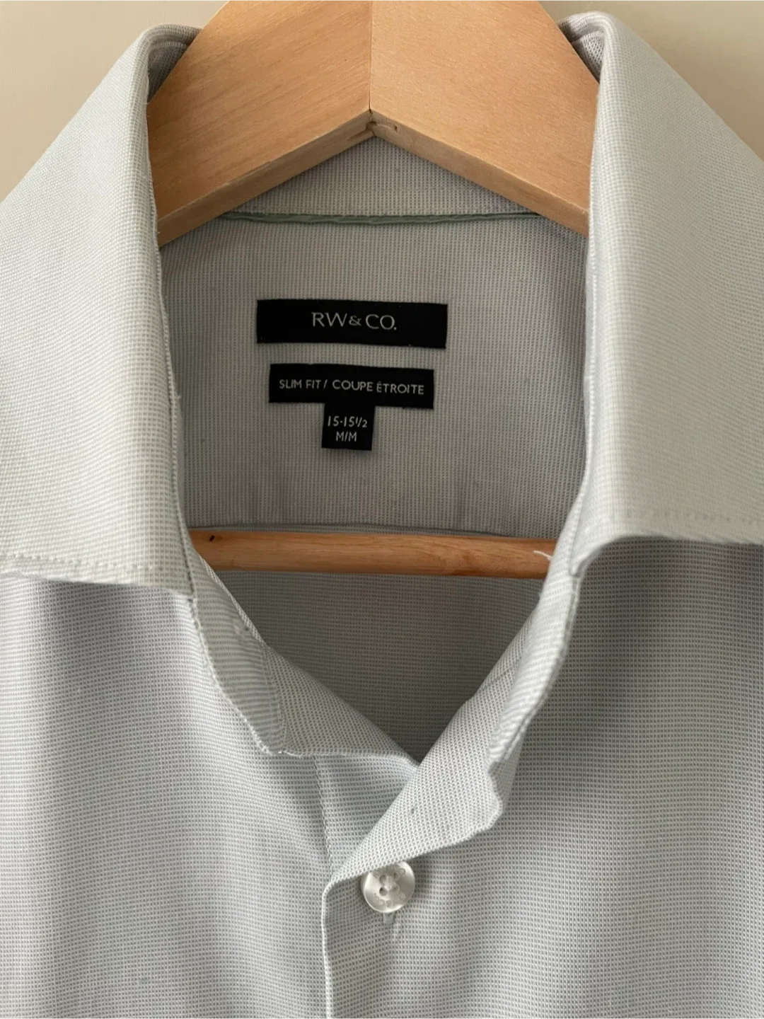 RW&CO. Slim Fit stretch dress shirt - Size M #Cleanout image indicator(6)