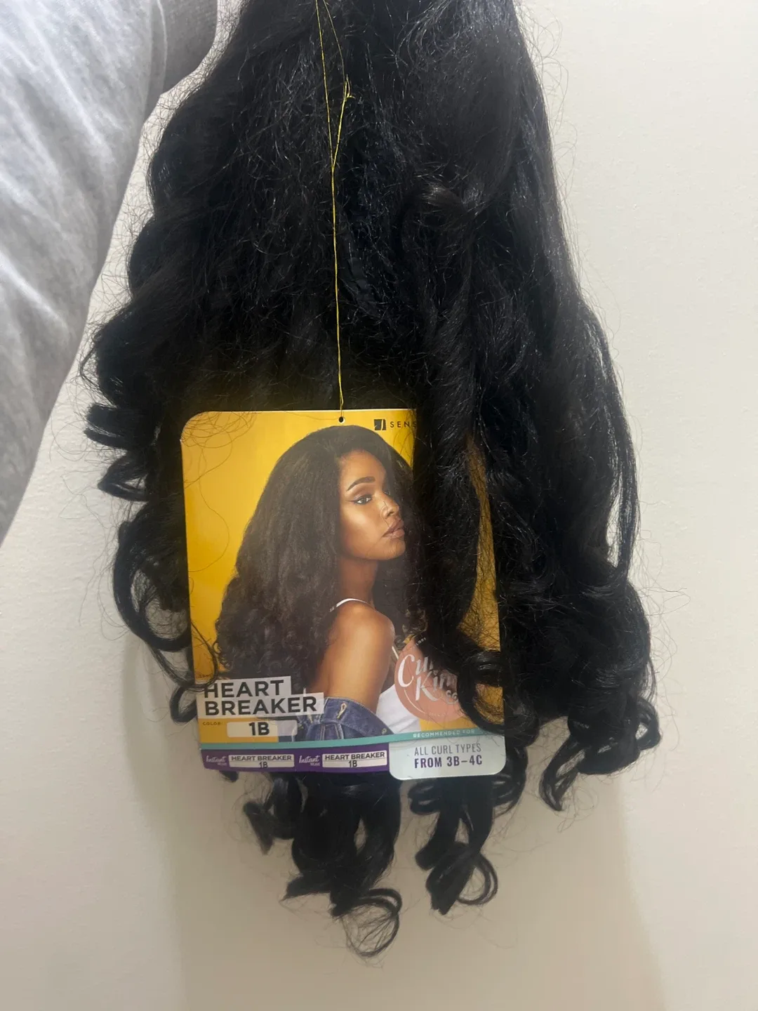 Sensationnel Textured 1/2 wig Heart Breaker Wig - 1B