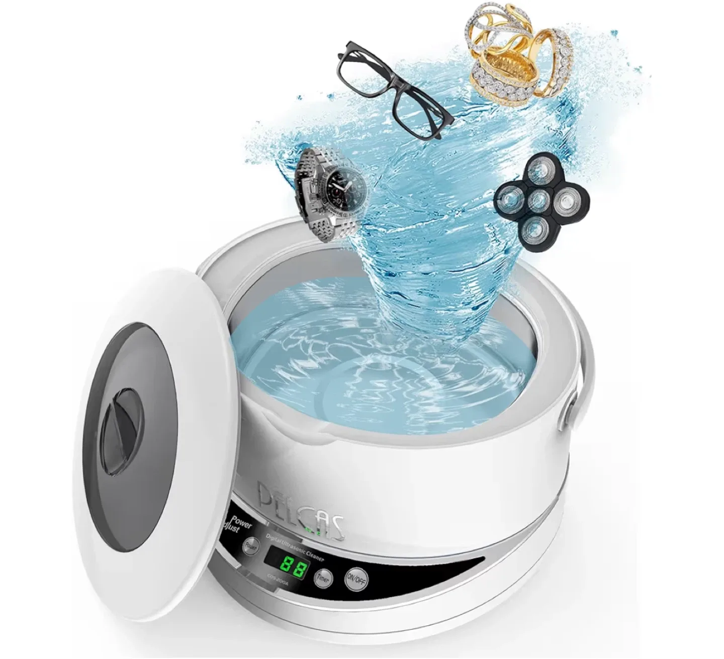 New PELCAS Ultrasonic Jewellery Cleaner Machine