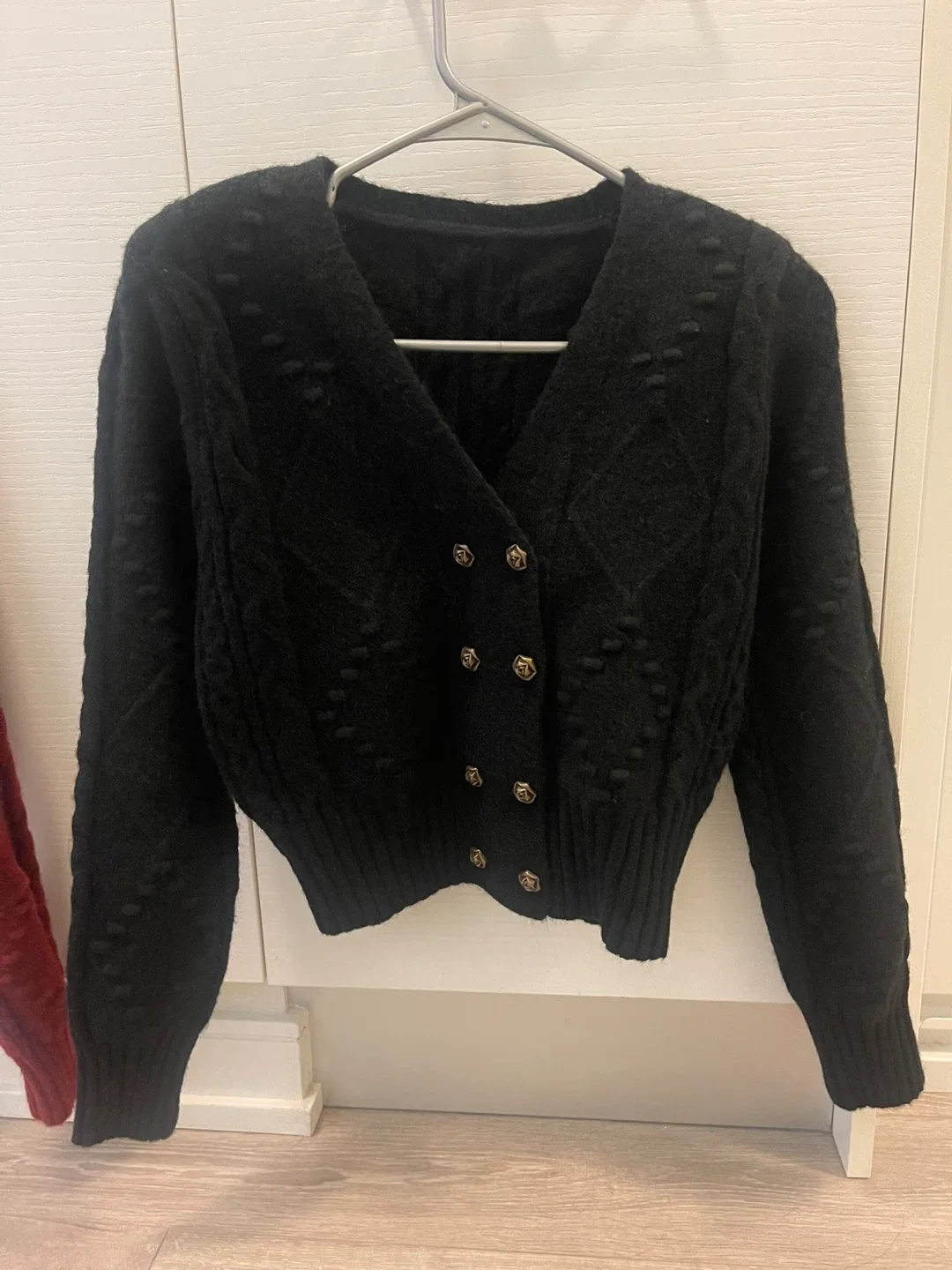 Black Knit Cardigan