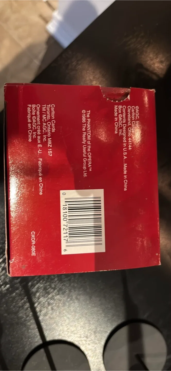 Carlton Cards Phantom of the Opera Ornament image indicator(5)