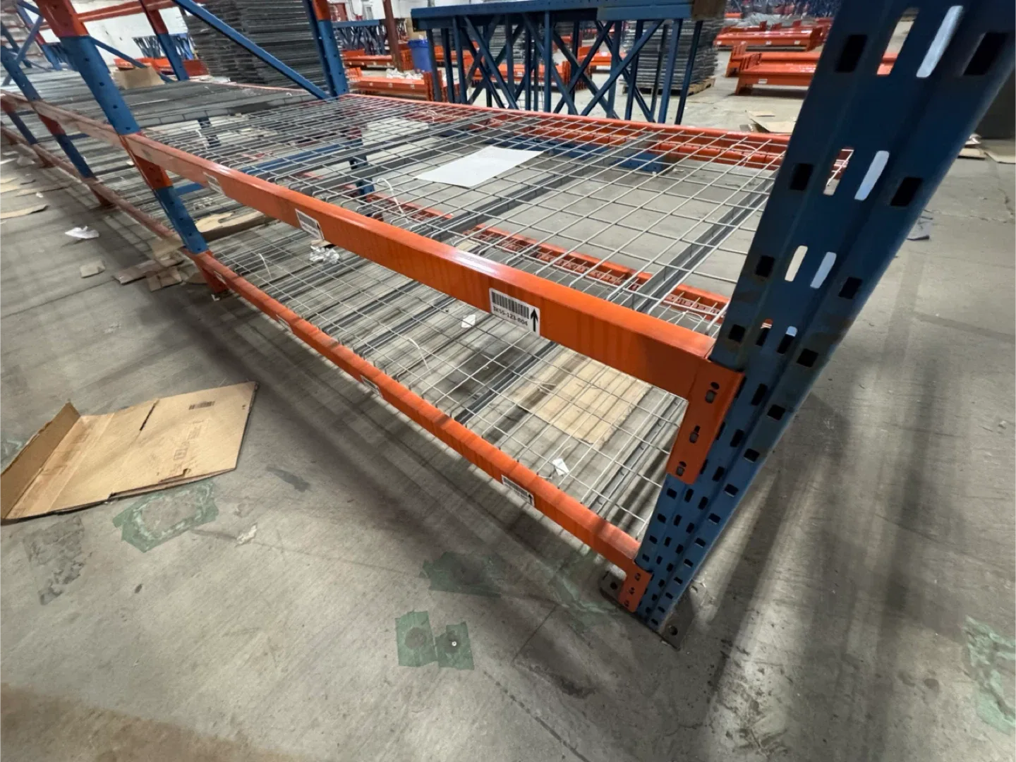 Used pallet racking Beams 8’ long x 3” thick image indicator(4)
