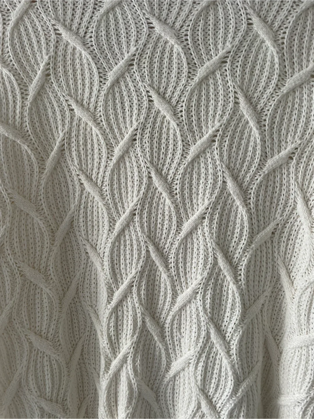 Soaked Cream Cable Knit Cardigan - Size L #Cleanout image indicator(5)