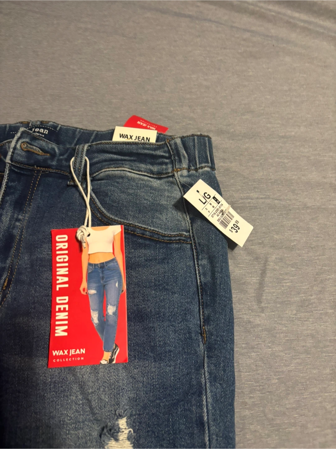 Wax Jean Original Denim Jeans - Size Large - photo 2