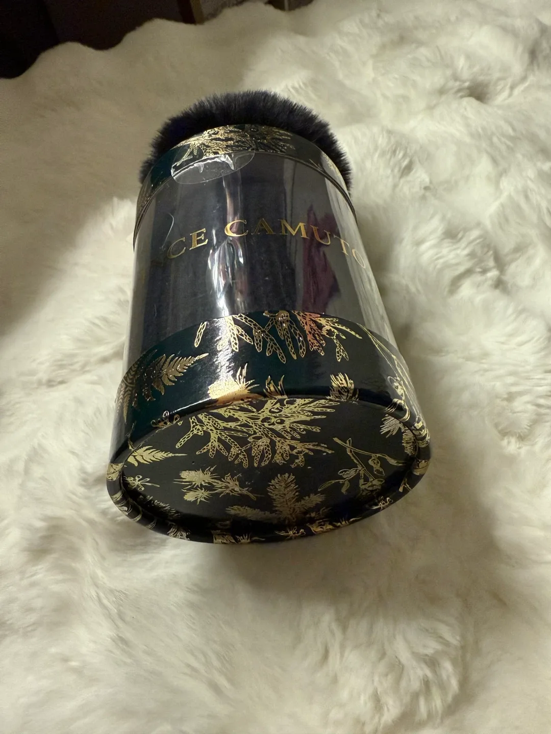 #cleanout Vince Camuto Black Faux Fur Pom Beanie - New image indicator(2)