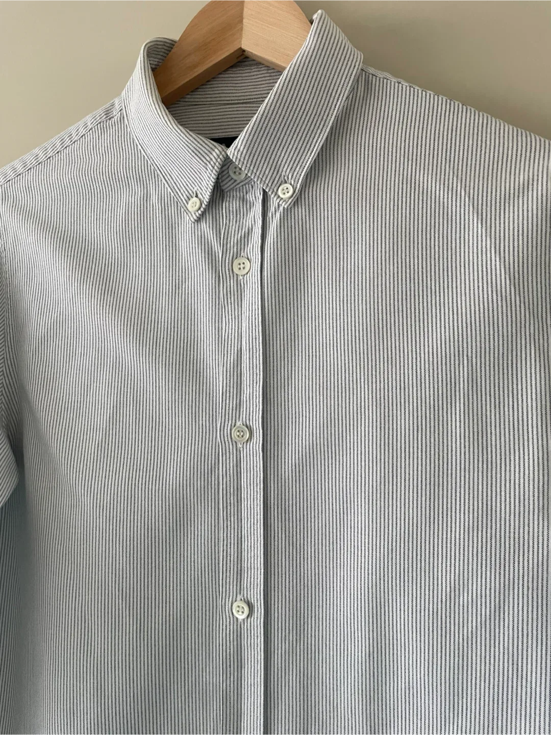 A.P.C. Striped Button-Down Shirt - Size S #Cleanout image indicator(2)