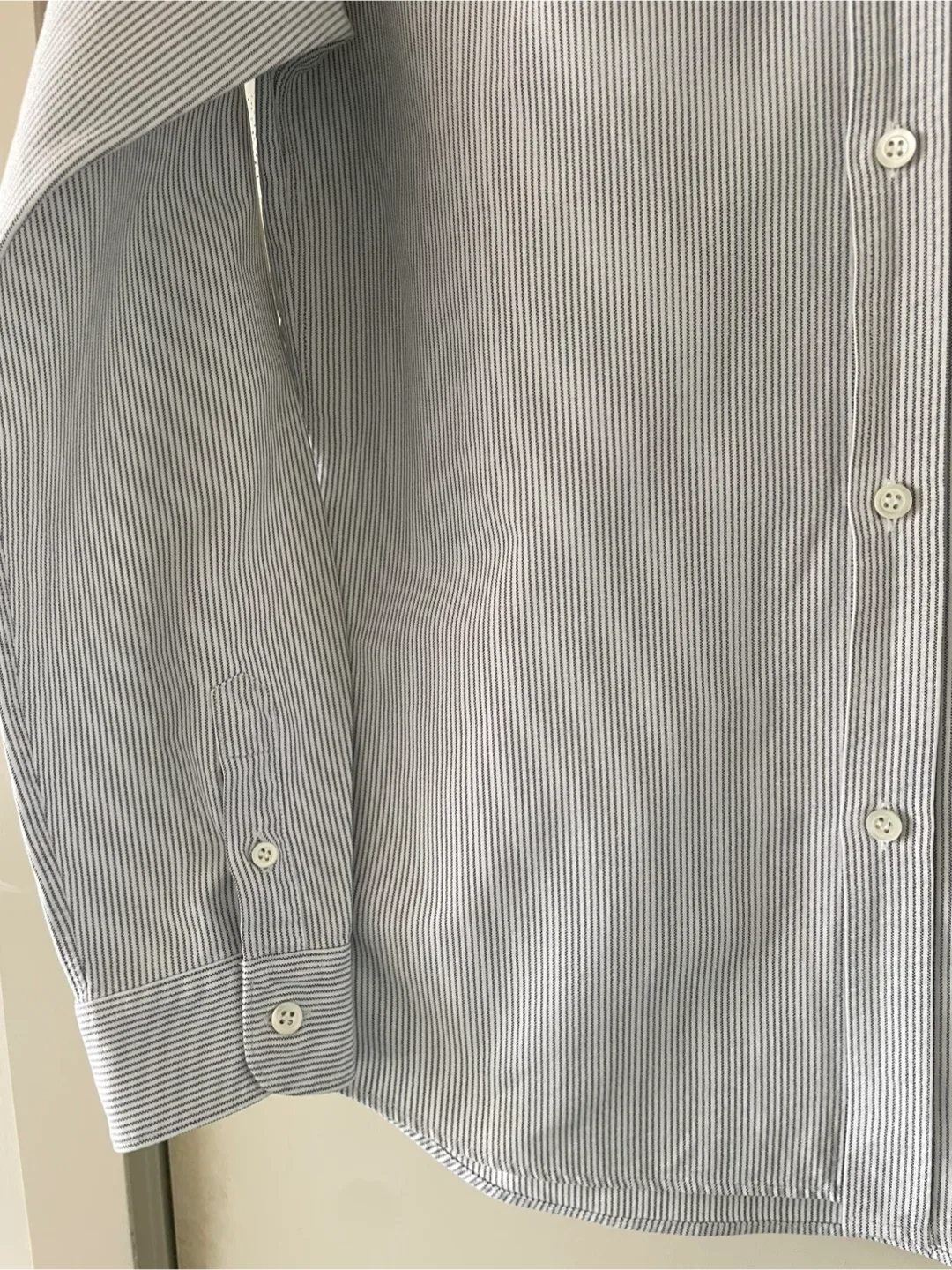 A.P.C. Striped Button-Down Shirt - Size S #Cleanout image indicator(4)