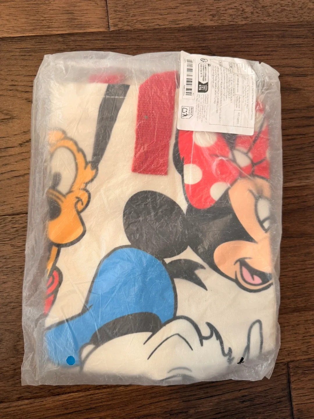 Brand New Disney Mickey & Friends Tote Bag (Red Handles) image indicator(4)