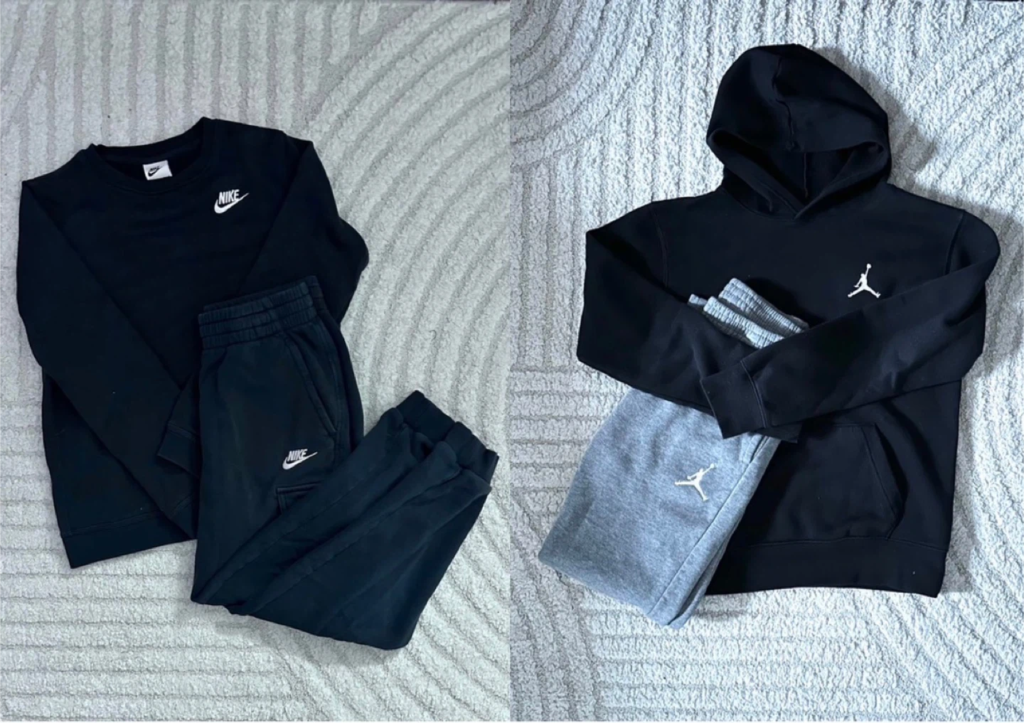 Nike Sweatshirt Cargo Pants set ➕ Air Jordan Sweatpants + Hoodie