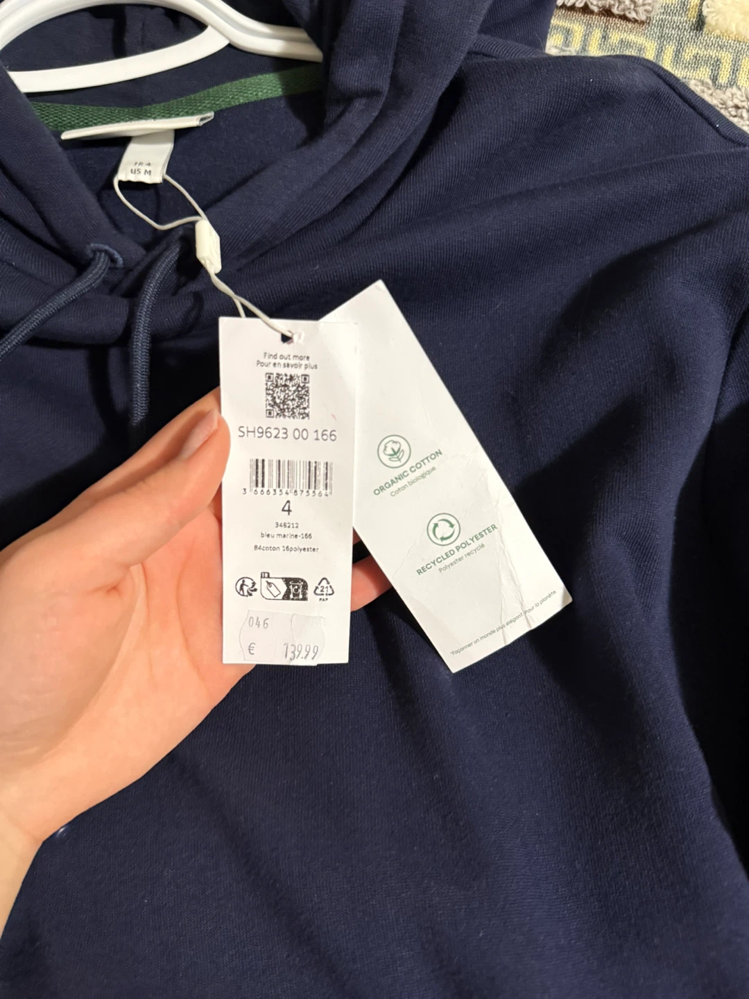 New Lacoste Classic Fit Hoodie - Size M - photo 3