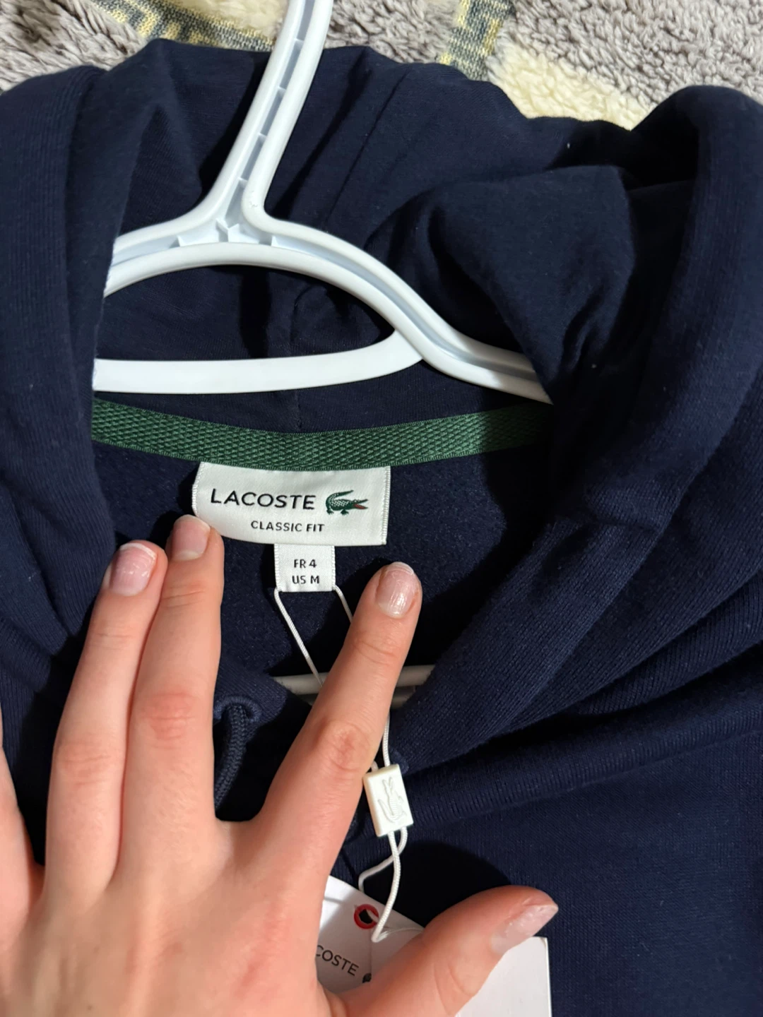 New Lacoste Classic Fit Hoodie - Size M - photo 5