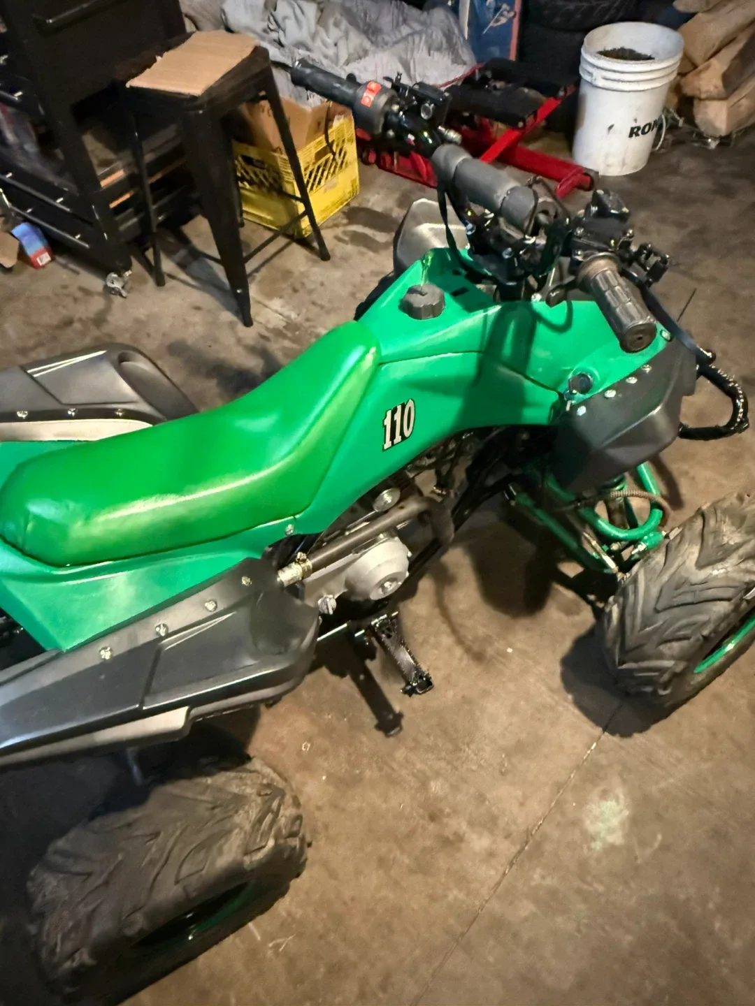 Green 110cc ATV