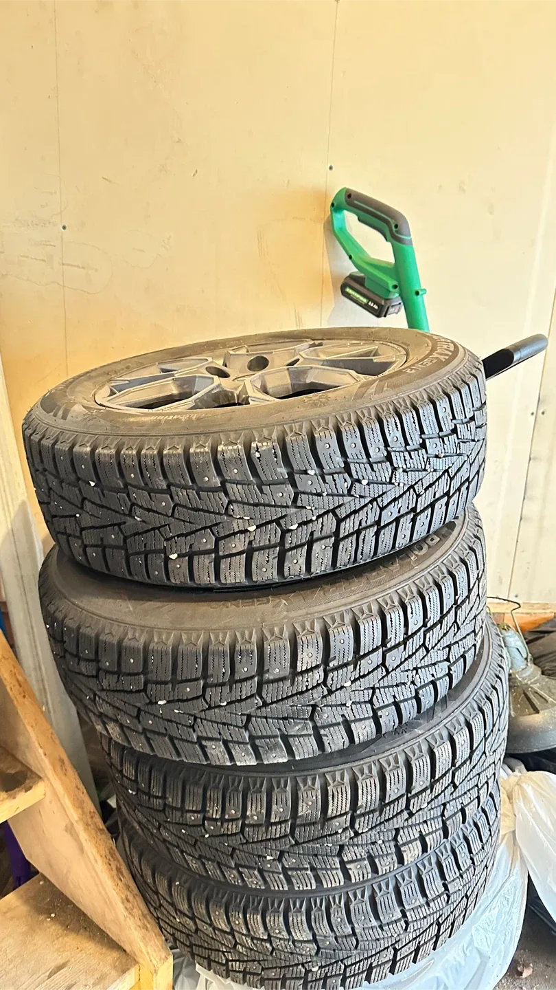 Studded Winter Tire with FAST Rims- Used for Only 2 Winters