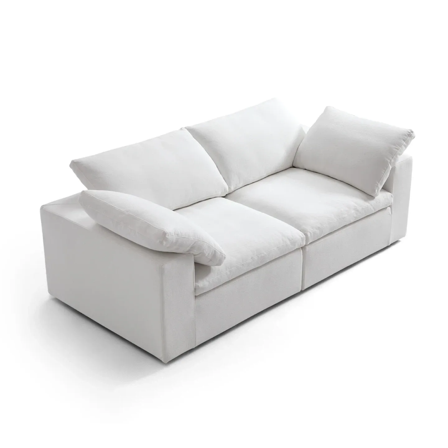 Lunna Modular Sofa - White / 80 inch