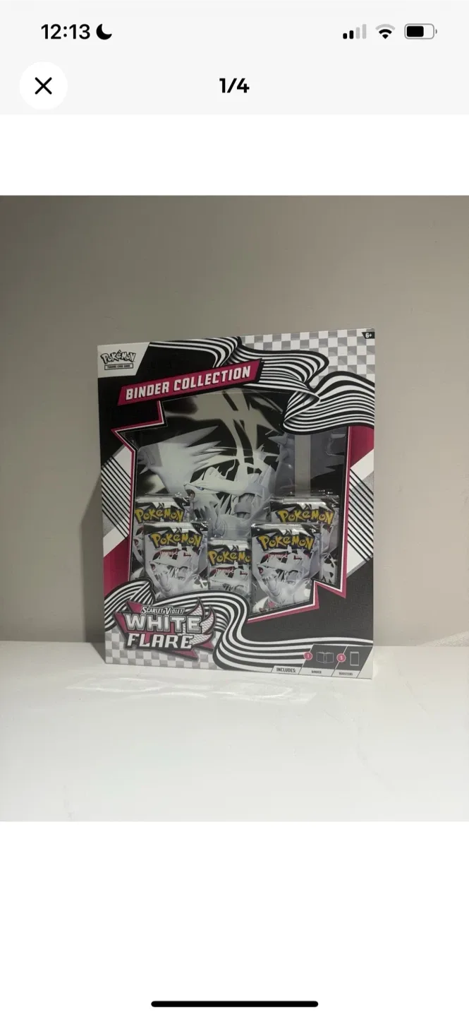 White Flare Binder Collection