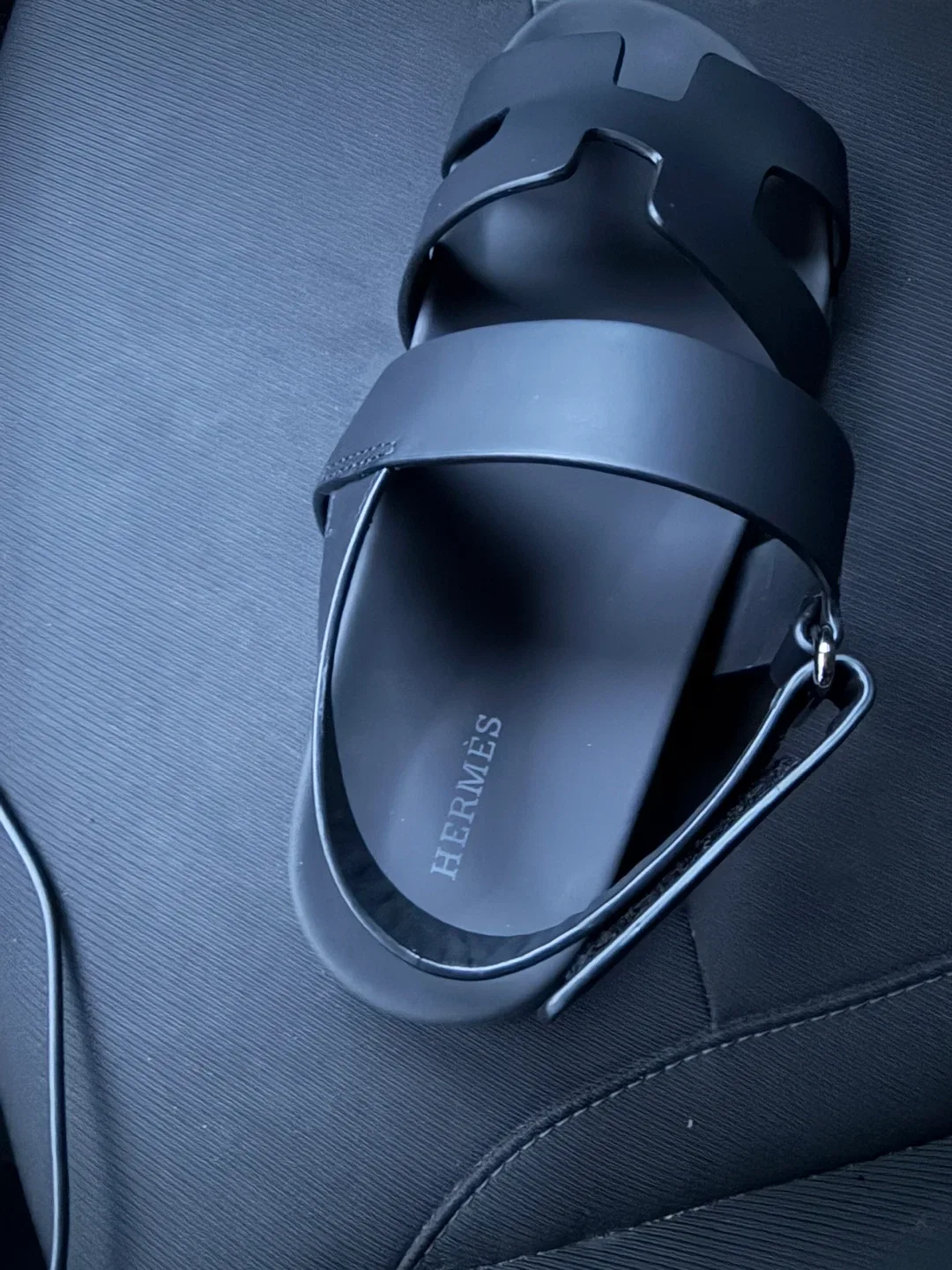 Hermès Black Sandals image indicator(3)