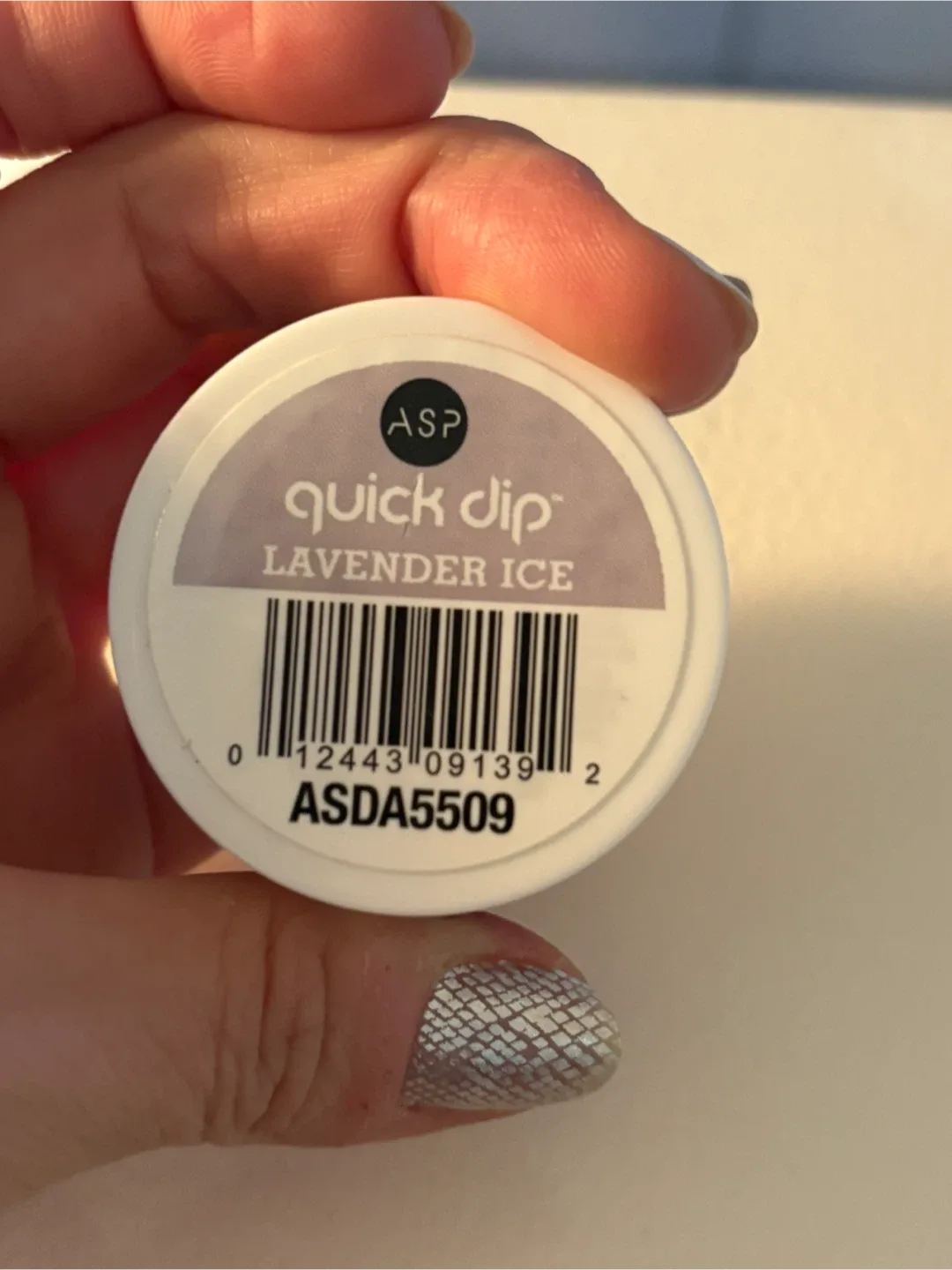 ASP Quick Dip Nail Colour - Lavender Ice