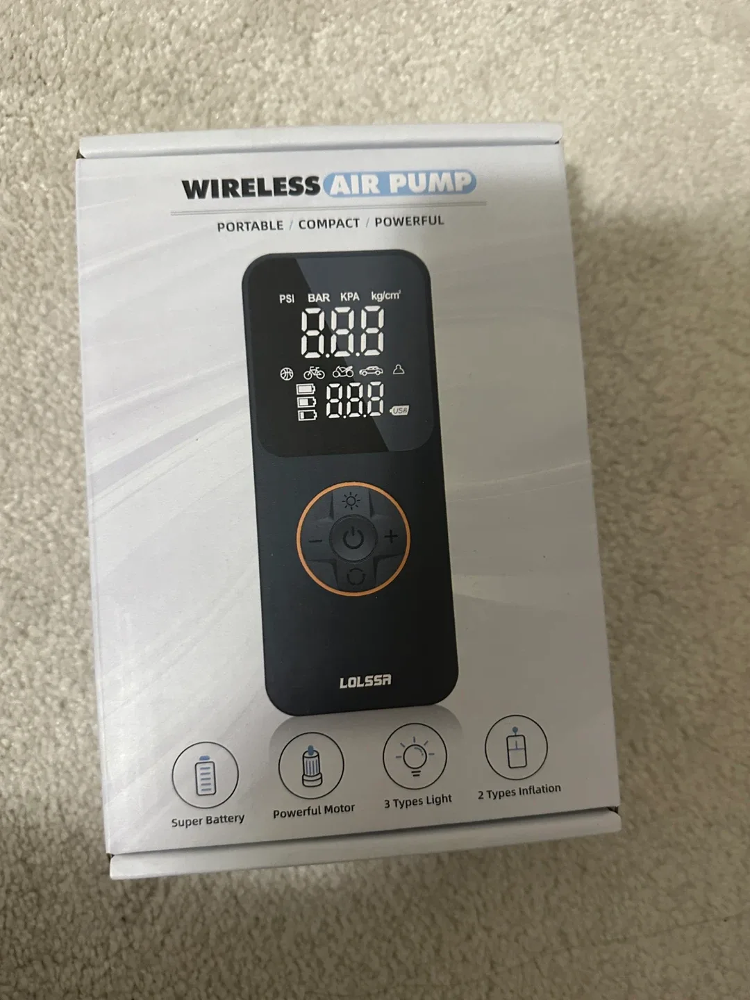 New LOLSSA Wireless Air Pump - Portable & Powerful