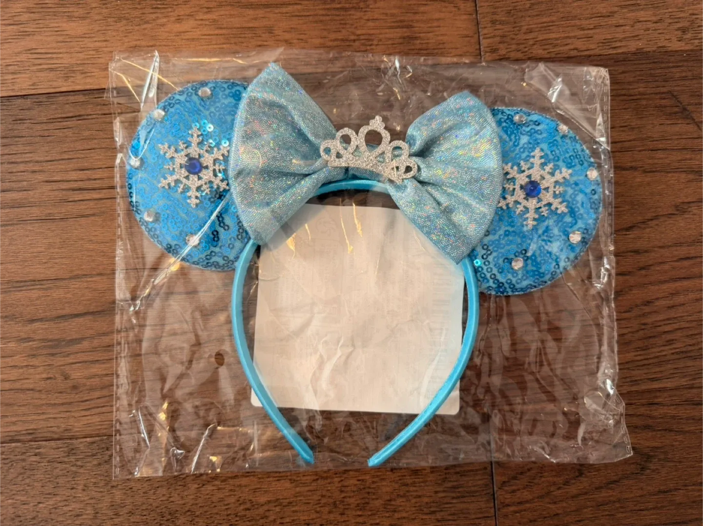 $15 for both!! Sequin Minnie Mouse Ears Headband (Pink and Blue) image indicator(8)