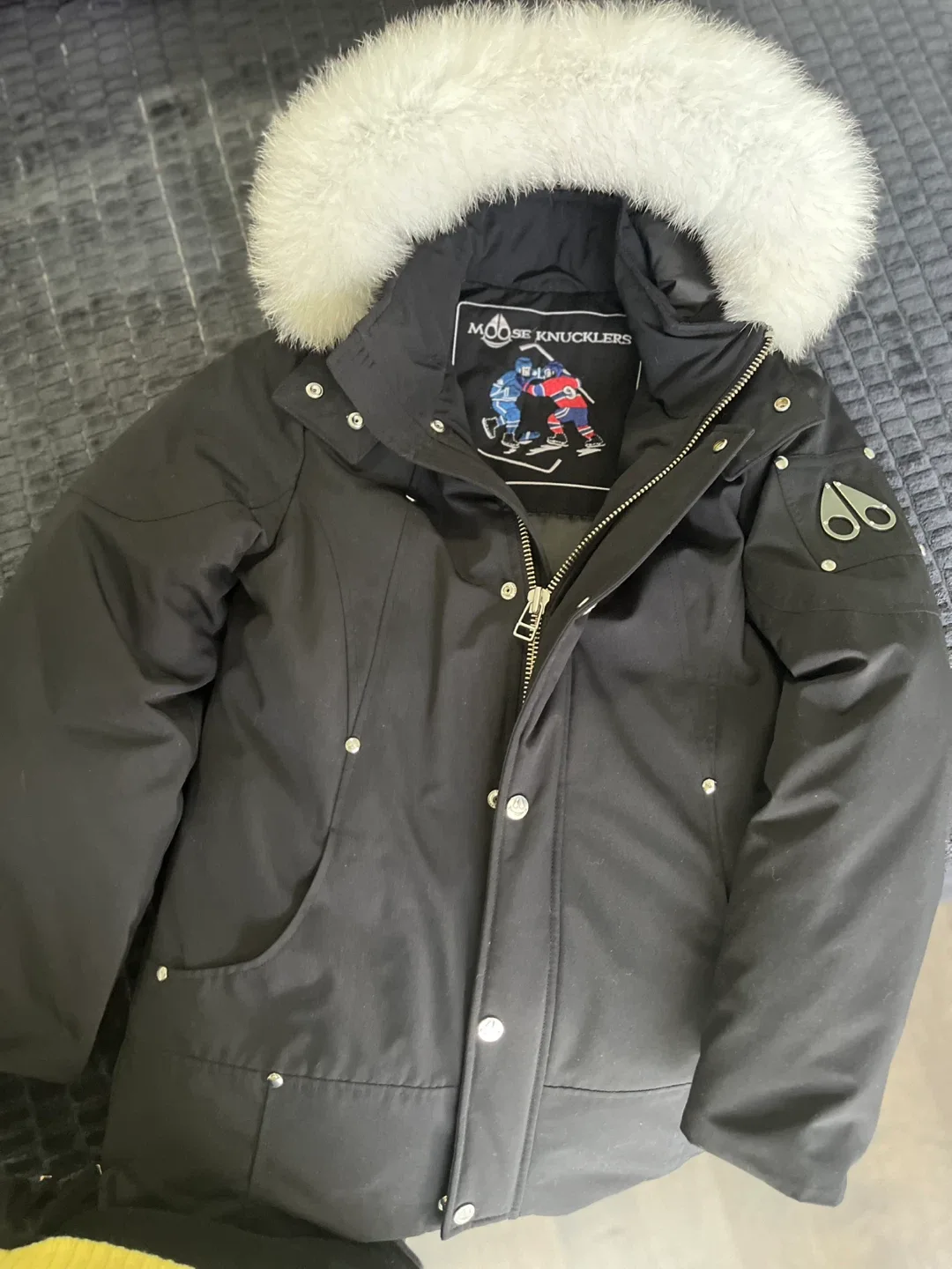 Moose Knuckles Black Winter Jacket image indicator(3)