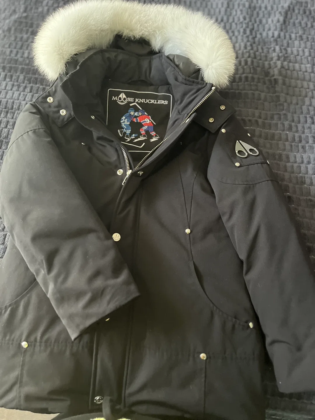 Moose Knuckles Black Winter Jacket image indicator(2)