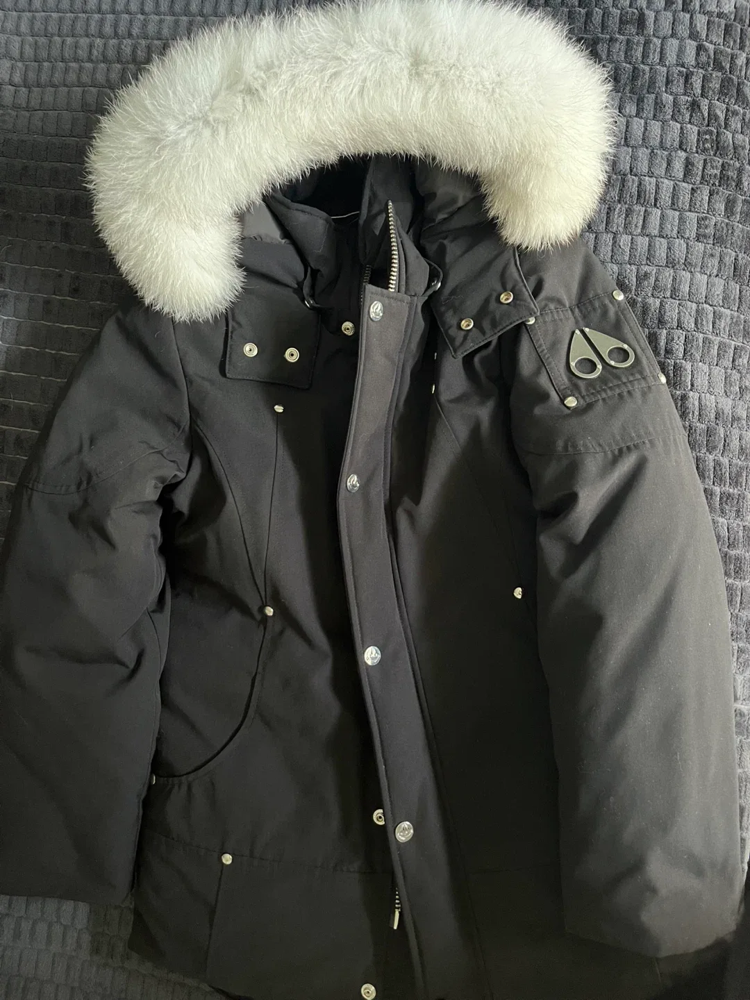 Moose Knuckles Black Winter Jacket
