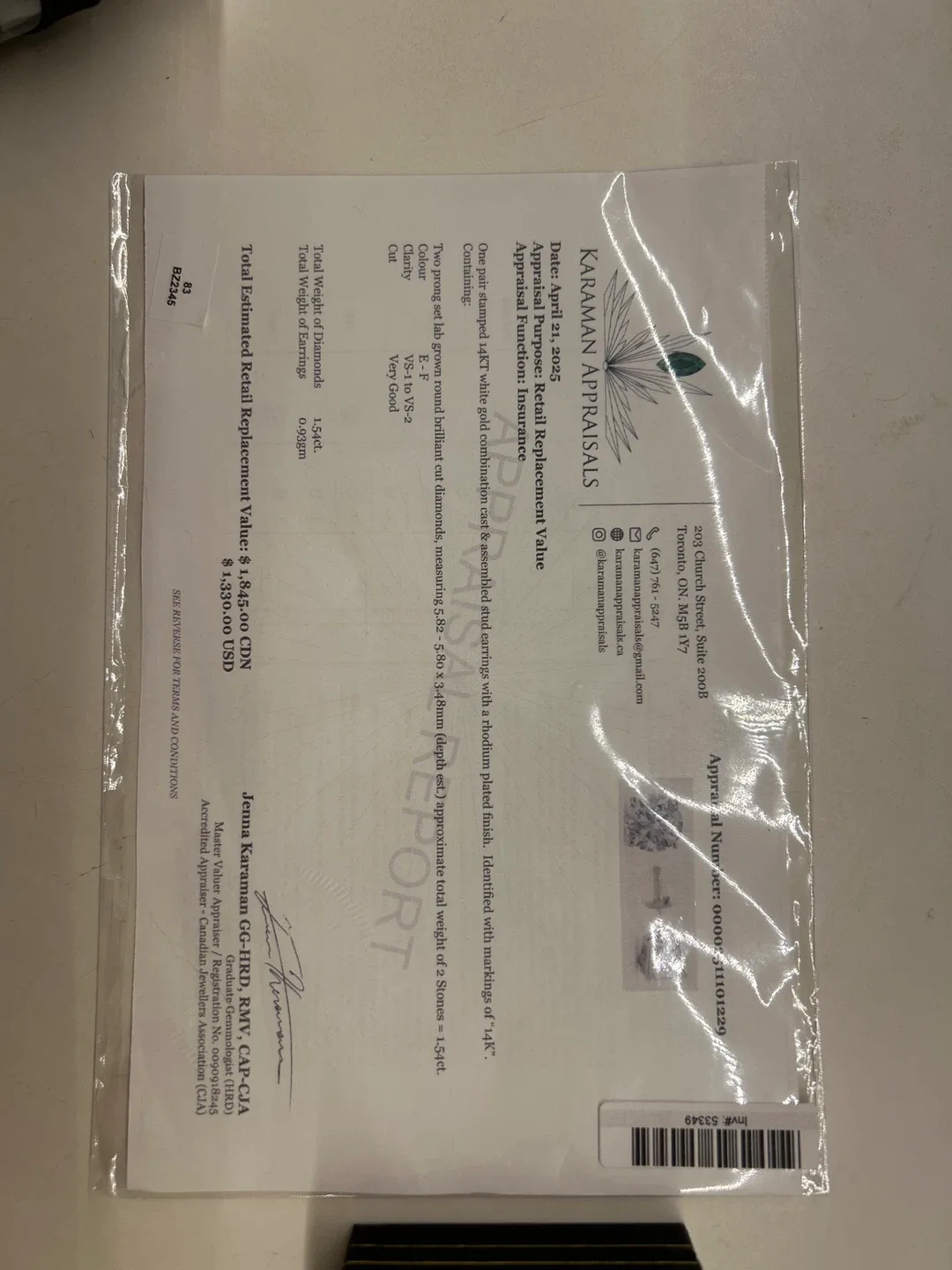 Diamond Stud Earrings, 1.5ct Total Weight image indicator(2)